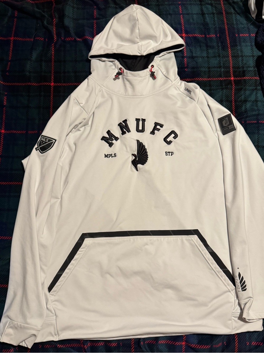 Minnesota United FC White Pullover Hoodie Jacket